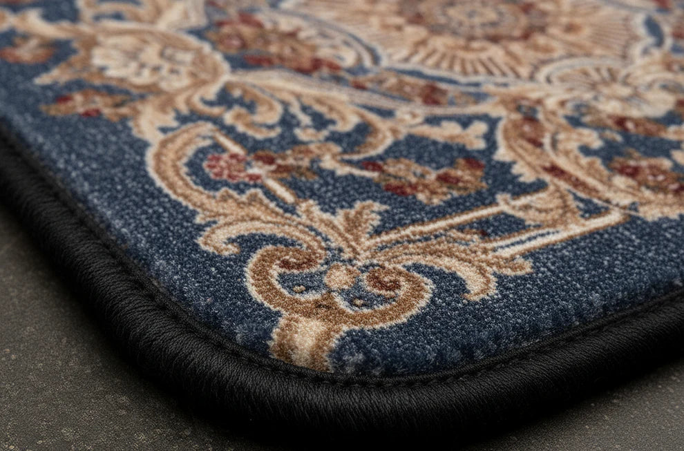 Persian Car Floor Mats – Ruby Cream | Universal Fit | Anti-Slip Luxury Carpet
