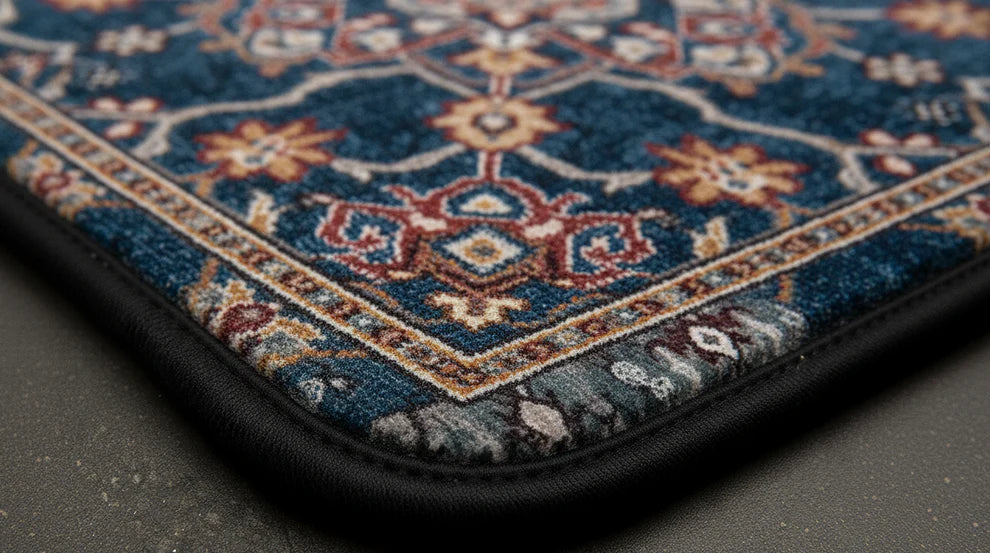 Persian Car Floor Mats – Sandstone Beige | Universal Fit | Anti-Slip Luxury Carpet