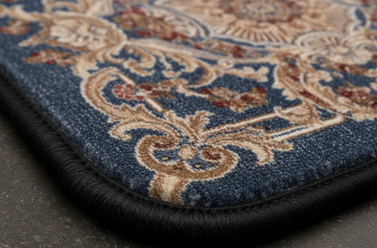 Persian Car Floor Mats – Ruby Cream | Universal Fit | Anti-Slip Luxury Carpet